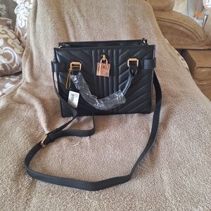 Elegant Bebe Handbag with Long Strap & Handle